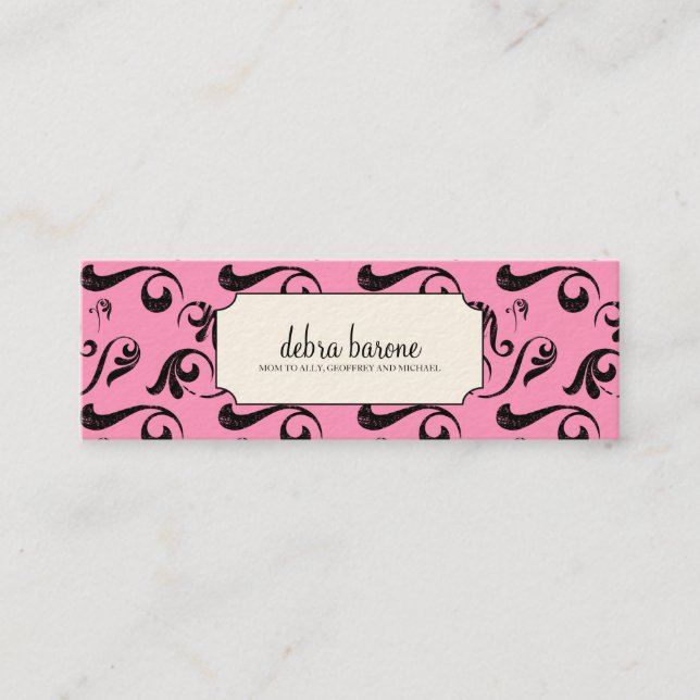 Funky Mummy Calling Cards (Front)