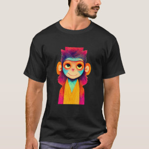 Funky Munky Happy Stylish Monkey T-Shirt