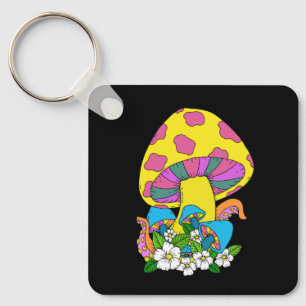 Funky Mushroom  Key Ring