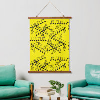 Funky Musical Music Notes Treble Clef