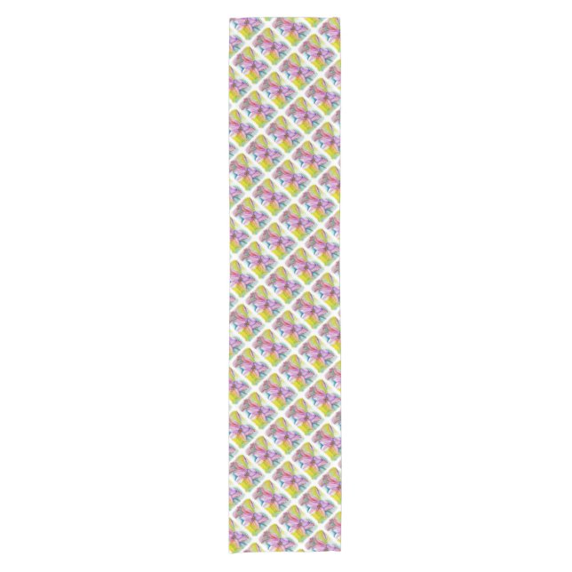 FUNKY NEON LILY SHORT TABLE RUNNER (Front)