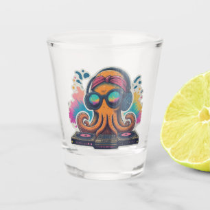 Funky Octopus DJ Shot Glass