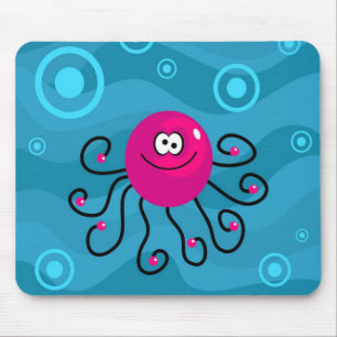 Funky Octopus Mouse Pad