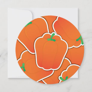 Funky orange pepper