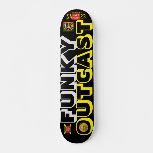 FUNKY OUTCAST  JMT 7 3/4" Skateboard Deck (Front)