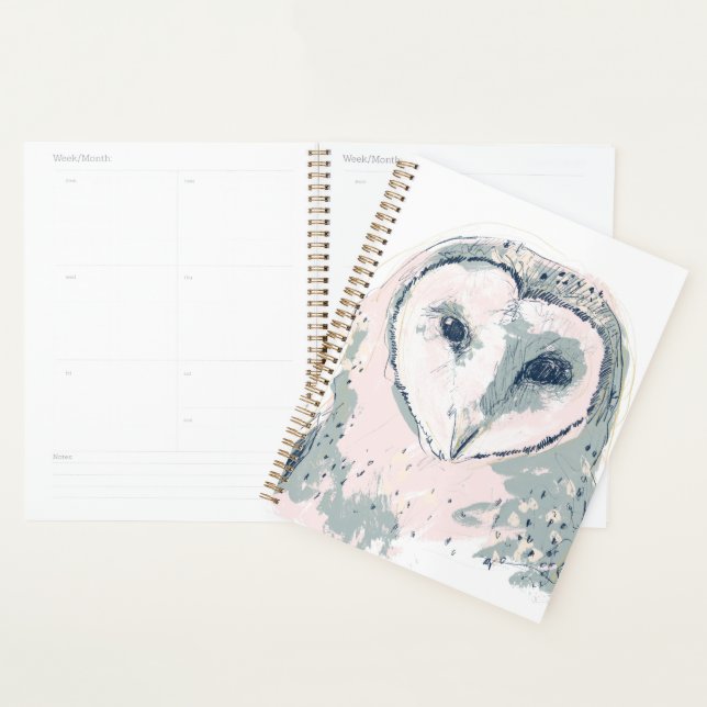 Funky Owl Portrait Planner (Display)