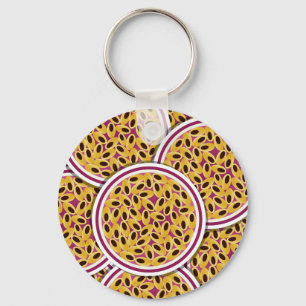 Funky Passion fruit Key Ring