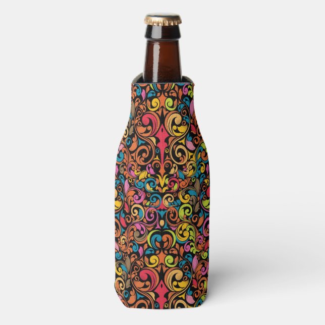 Funky pattern bottle cooler (Bottle Front)