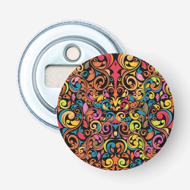 Funky pattern bottle opener (Front)
