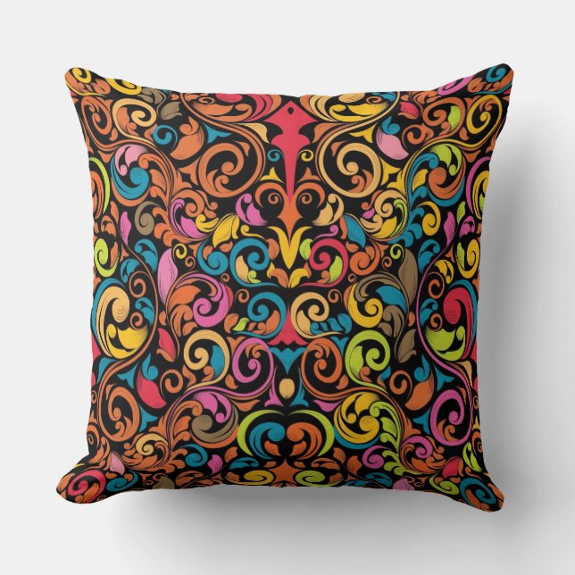 Funky pattern cushion (Front)