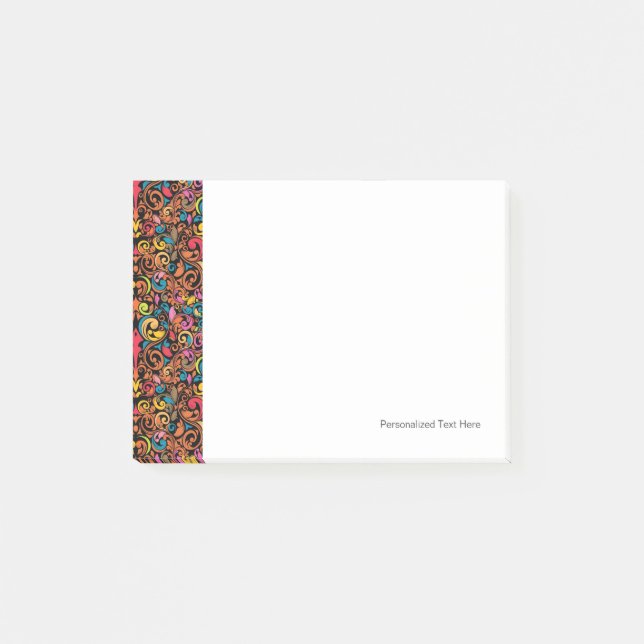 Funky pattern post-it notes (Front)