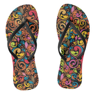 Funky pattern thongs