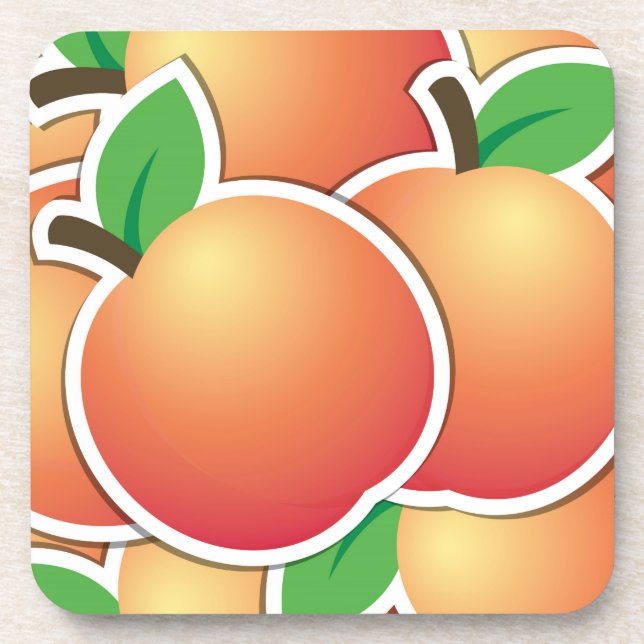 Funky peach coaster (Front)