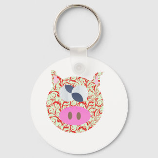 Funky Pig Key Ring
