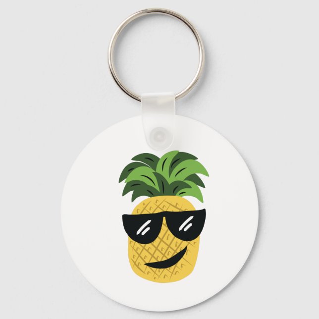 Funky Pineapple Key Ring (Front)