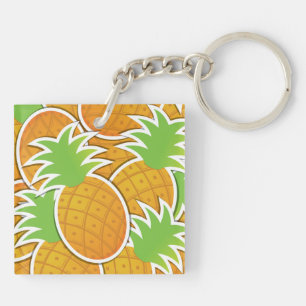 Funky pineapple key ring