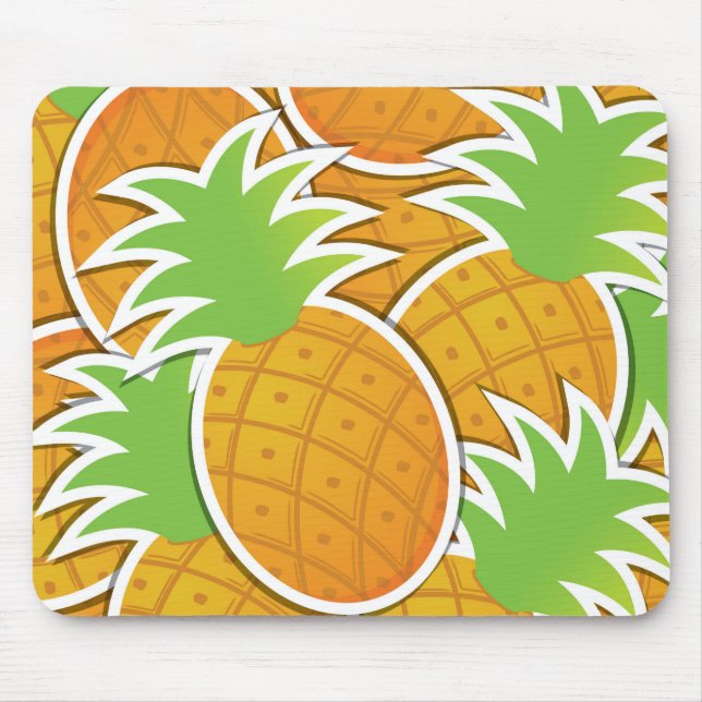 Funky pineapple mouse pad (Front)