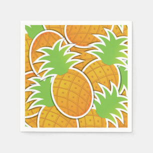 Funky pineapple napkin