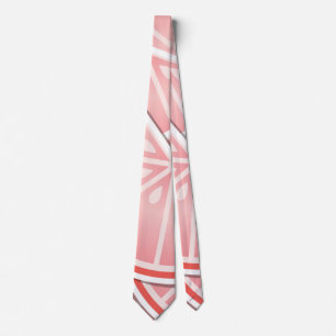 Funky pink grapefruit wedges tie