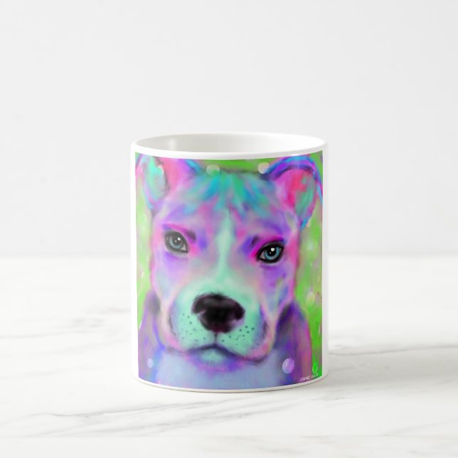 Funky Pitbull Coffee Mug (Center)