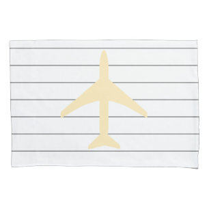 Funky Plane Aeroplane Pilot Aviation Flying Pillowcase