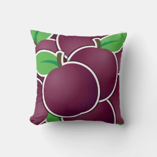 Funky plum cushion