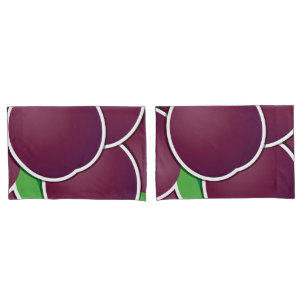 Funky plum pillowcase