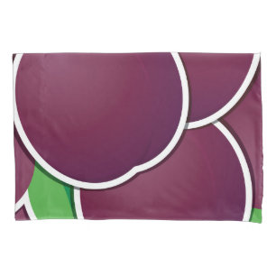 Funky plum pillowcase
