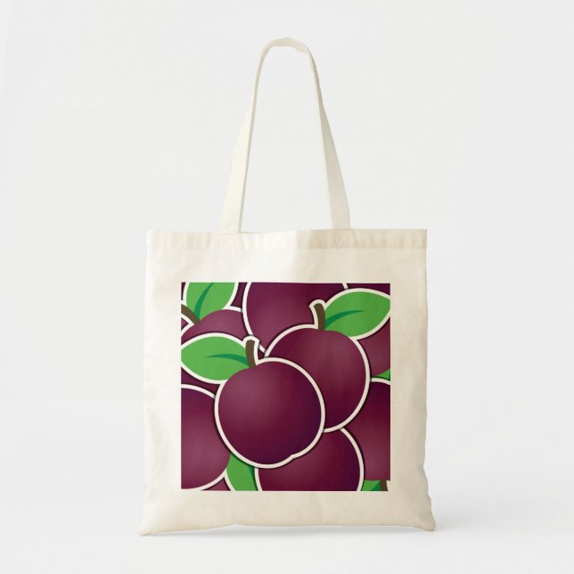 Funky plum tote bag (Front)
