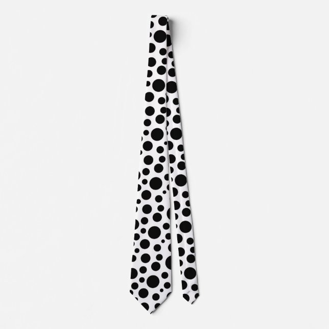 funky polka dots tie (Front)