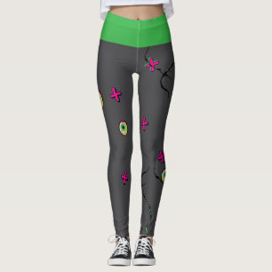 Funky Poppin’ Zombie Antidote! Zombie XOXO Leggings