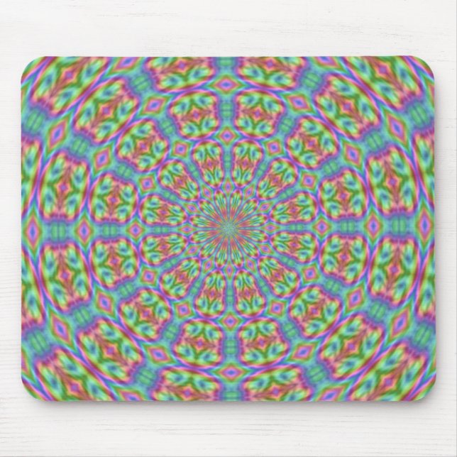 Funky Psychedelic Hippie Mousepad (Front)