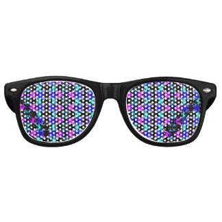 Funky Psychedelic Pattern Retro Sunglasses