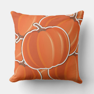 Funky pumpkin cushion