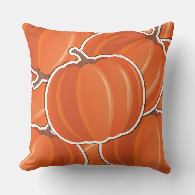 Funky pumpkin cushion (Front)