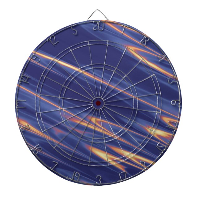 Funky Purple Art Dartboard (Front)