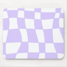 funky purple chequered mouse pad