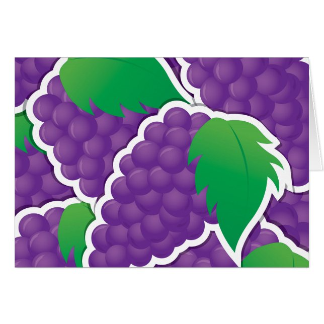 Funky purple grapes (Front Horizontal)