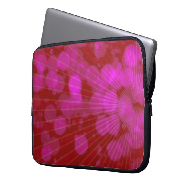 Funky Purple Laptop Sleeve (Front Left)