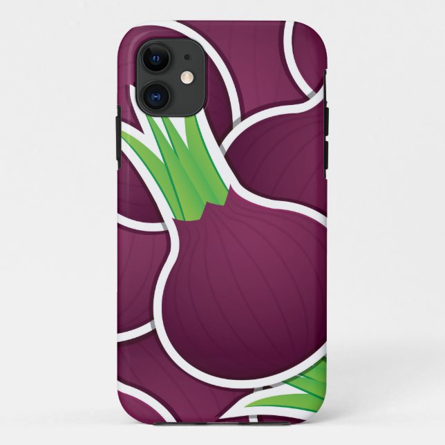 Funky purple onions Case-Mate iPhone case (Back)