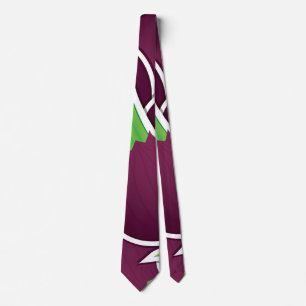 Funky purple onions tie
