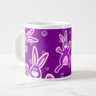 Funky rabbit, jumbo mug