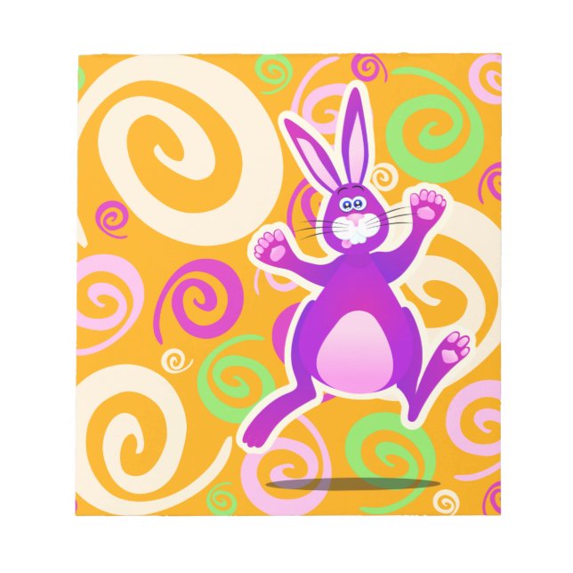 Funky rabbit, notepad (Front)