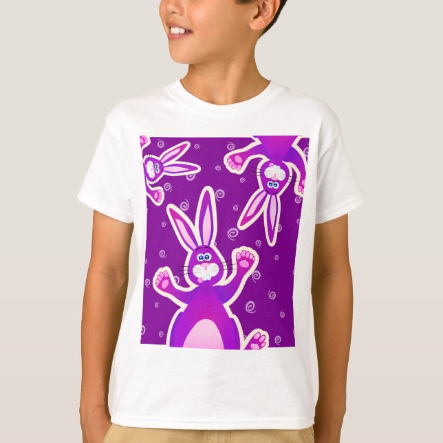 Funky rabbit, t-shirt (Front)