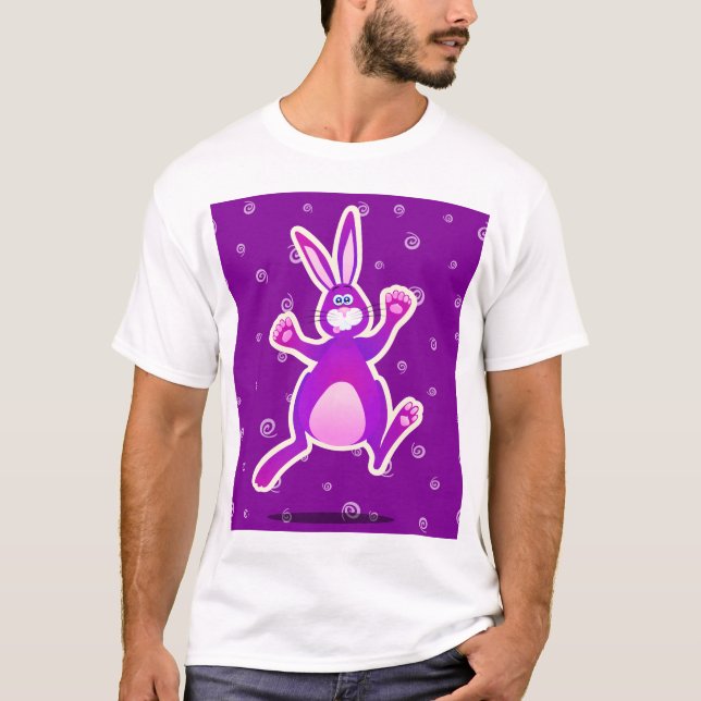 Funky rabbit, t-shirt (Front)