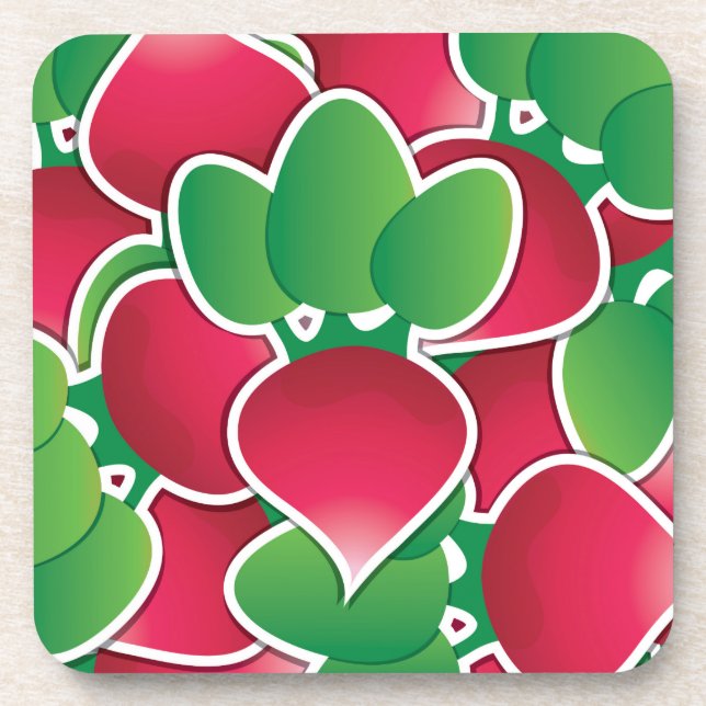 Funky radish coaster (Front)
