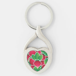 Funky radish key ring