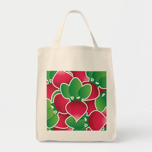 Funky radish tote bag (Front)