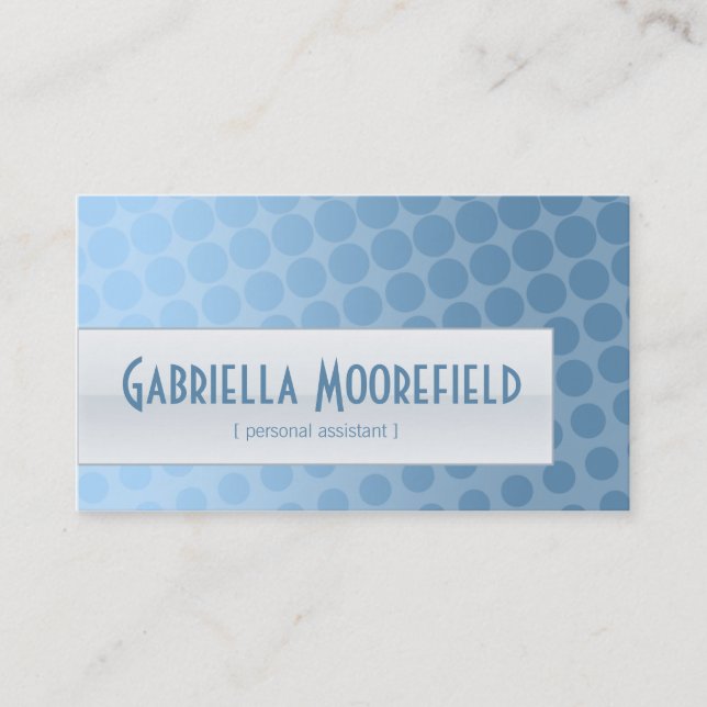 Funky Rain Personal Assistant Business Cards (Front)