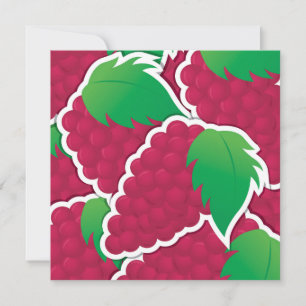 Funky red grapes